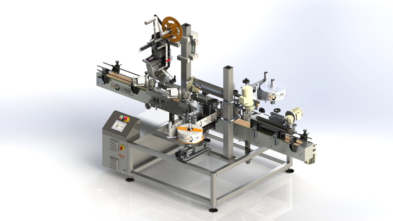 Combination labelling machine