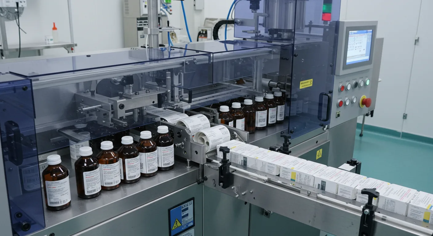 Pharmacetucial Labelling Machine